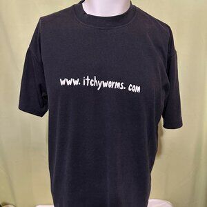 Itchy Worms Philippines Rock Band Men's Black T Shirt Large Jazz Nicolas Jugs Ju